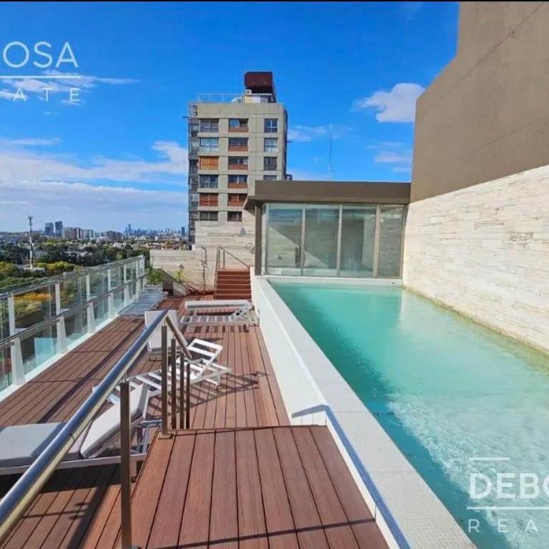 cerca del estadio monumental river con pileta y sauna - Apartamento de 1 dormitorio - 4