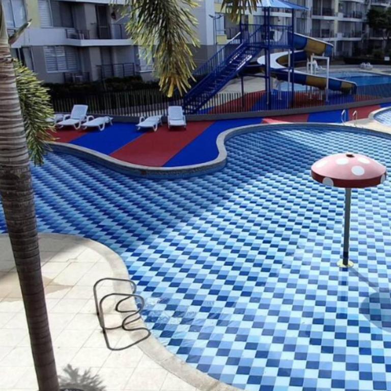 Apartamento Vacacional en Ricaurte con Piscina, WIFI, BBQ - Apartamento de 3 dormitorios con vistas - 16