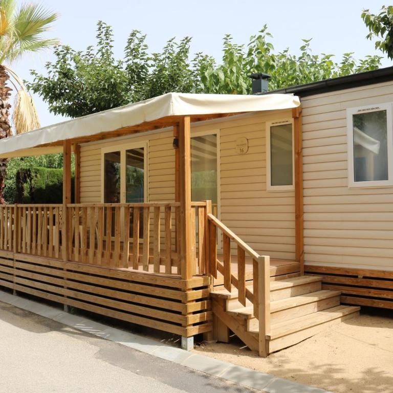 Camping Platja Cambrils - Bungalow de 3 dormitorios con aire acondicionado - 8