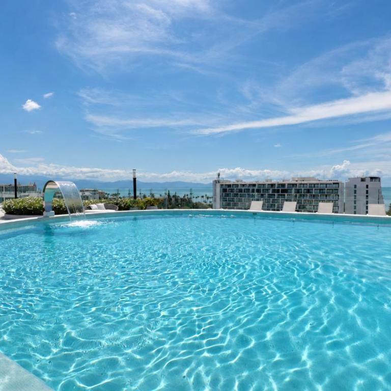 Penthouse Maritima Golf Flamingos Vista al Mar para 6 con Alberca Rooftop - Apartamento de 3 dormitorios - 25