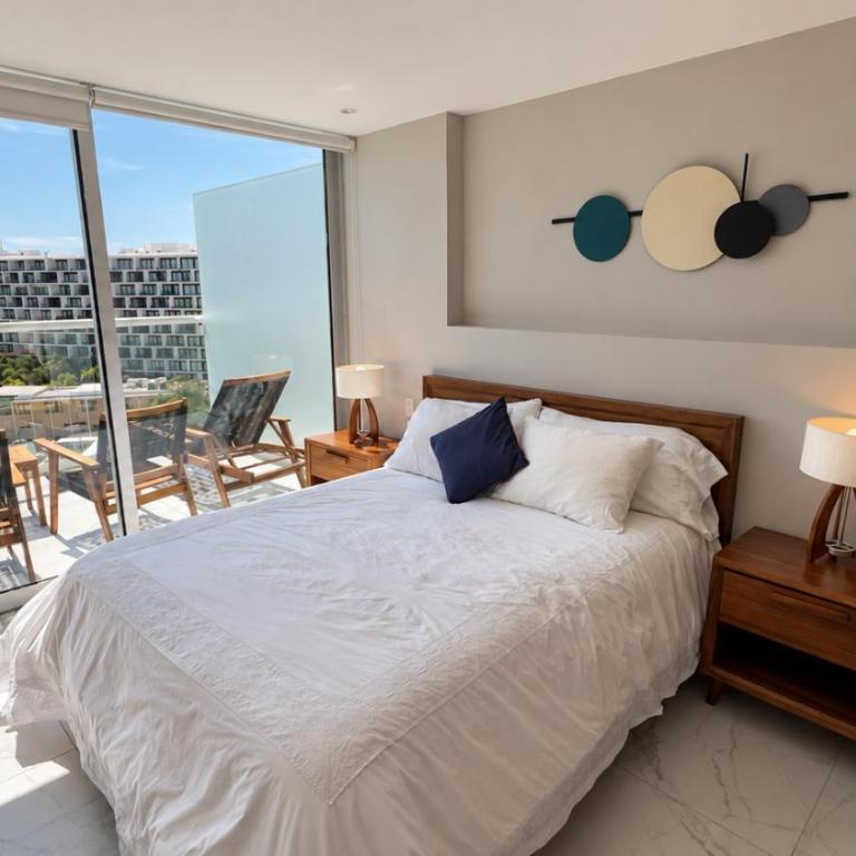 Penthouse Maritima Golf Flamingos Vista al Mar para 6 con Alberca Rooftop - Apartamento de 3 dormitorios - 26