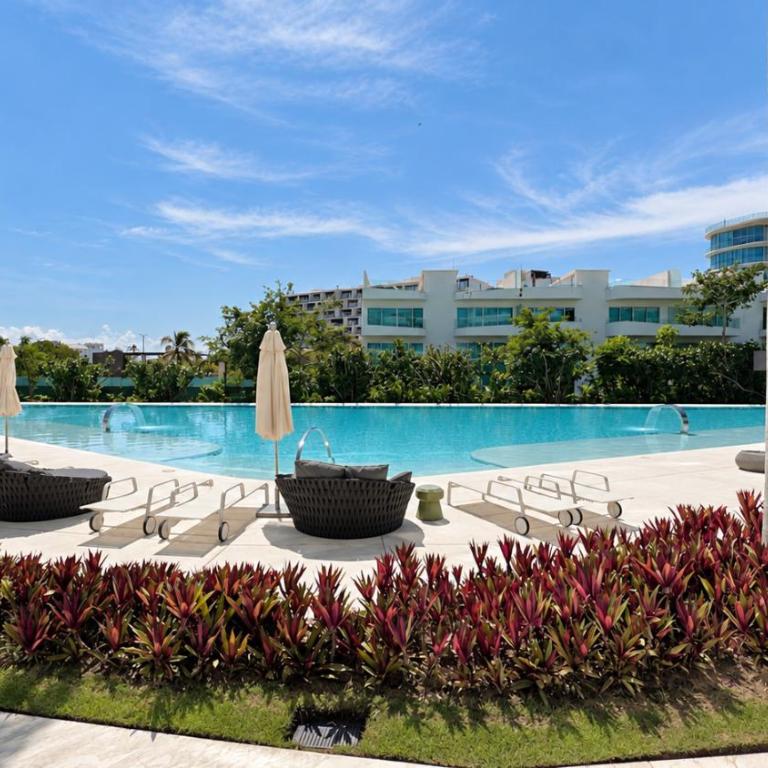 Penthouse Maritima Golf Flamingos Vista al Mar para 6 con Alberca Rooftop - Apartamento de 3 dormitorios - 28