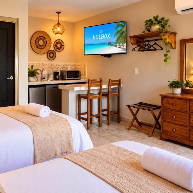 Hotel Holbox Centro Suites - Vierbettzimmer - 6