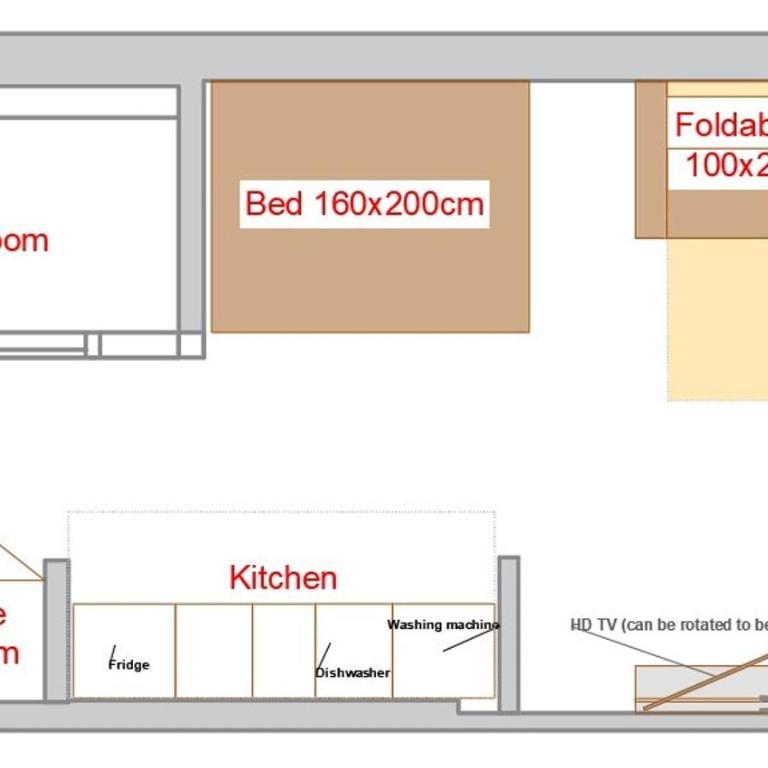 Danube River View Lounge 3 with Garage, K-District - Apartment mit 1 Schlafzimmer - 4
