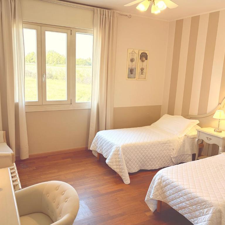Hotel Volta - Camera Matrimoniale/Doppia con Letti Singoli con Vista Giardino - 1