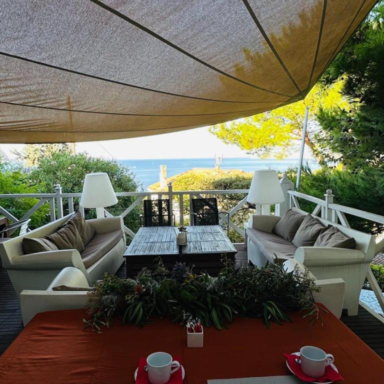 La LUNA - VILLA D'ARCHITECTE B&B VUE MER ET JACUZZI - Chambre Double Standard - 23