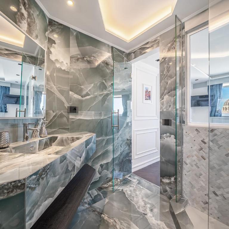 Valentine Suite Vatican View & Jacuzzi - Apartment mit 1 Schlafzimmer - 17