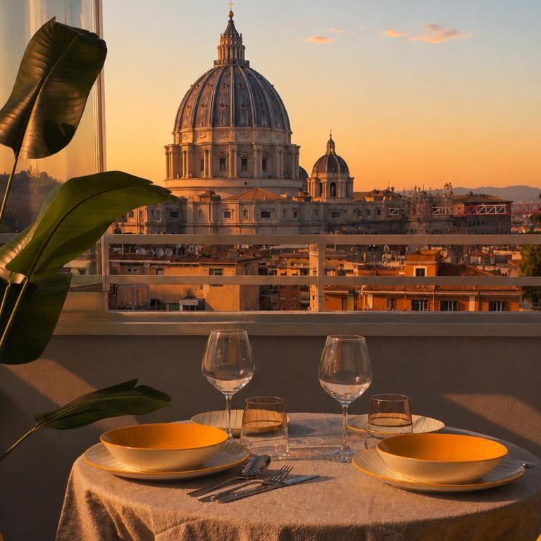 Valentine Suite Vatican View & Jacuzzi - Apartment mit 1 Schlafzimmer - 30