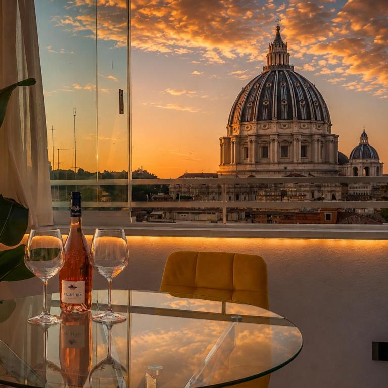 Valentine Suite Vatican View & Jacuzzi - Apartment mit 1 Schlafzimmer - 29