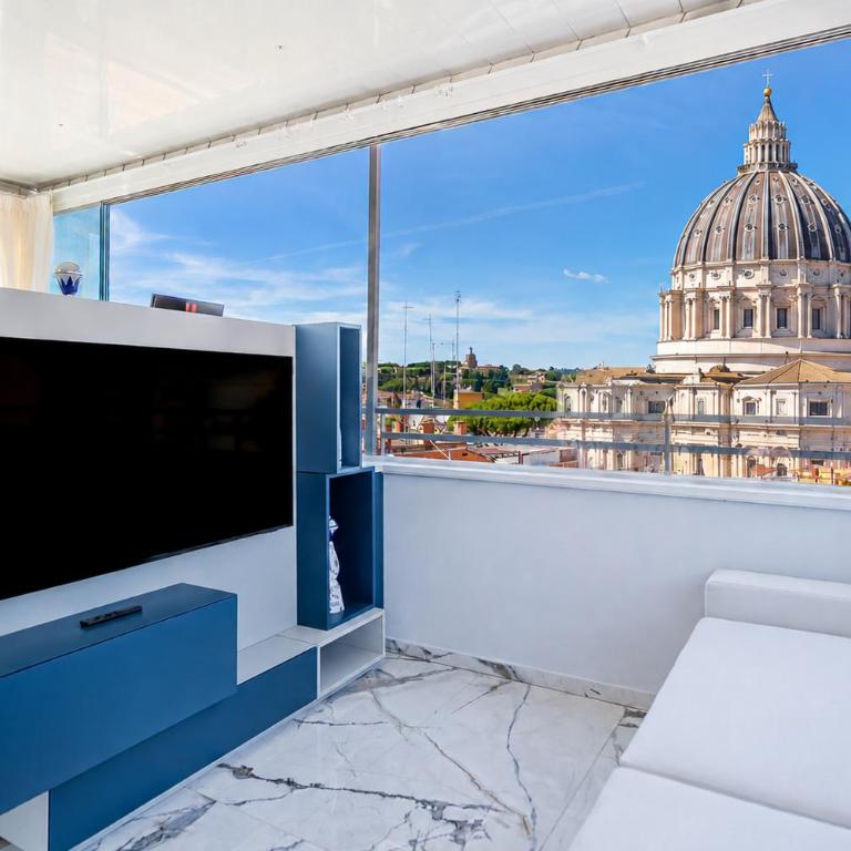 Valentine Suite Vatican View & Jacuzzi - Apartment mit 1 Schlafzimmer - 55