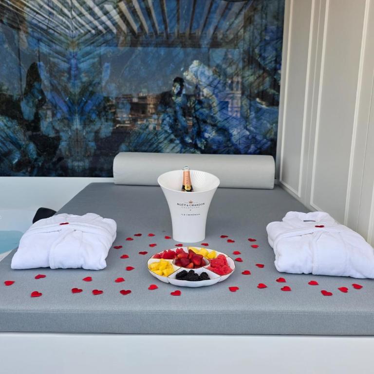 Valentine Suite Vatican View & Jacuzzi - Apartment mit 1 Schlafzimmer - 58