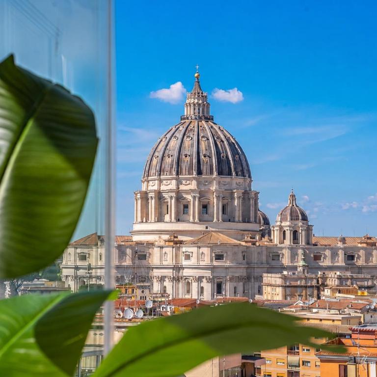 Valentine Suite Vatican View & Jacuzzi - Apartment mit 1 Schlafzimmer - 60