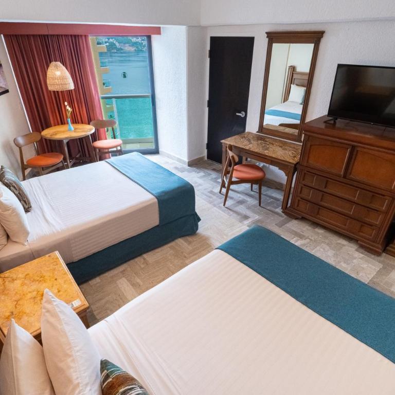 Copacabana Beach Hotel Acapulco - Deluxe Twin Room with Sea View - 3