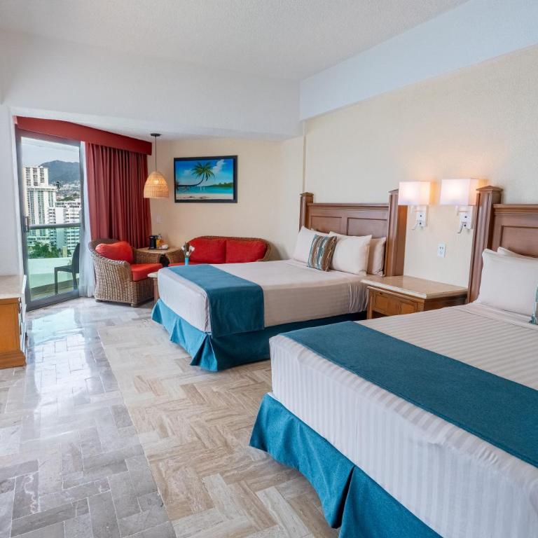 Copacabana Beach Hotel Acapulco - Deluxe Twin Room with Sea View - 4