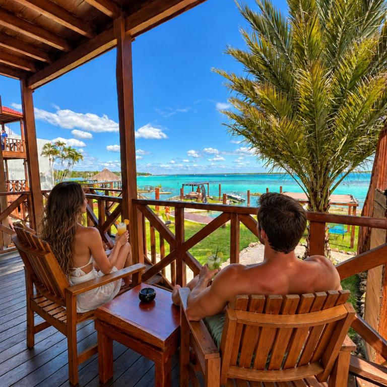 Blue Caribe Bacalar Front Lagoon - Bungalow - Frente al agua - 2