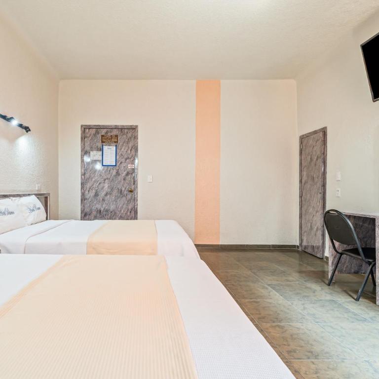 Hotel Panuco - Habitación Doble - 2 camas - 4