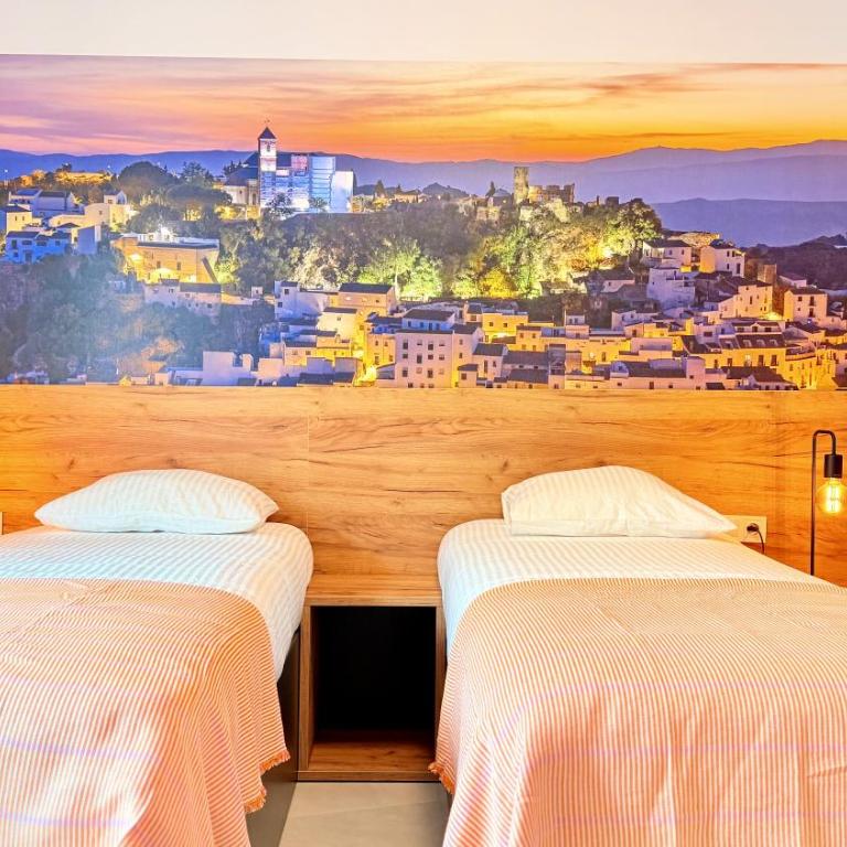 Casares Plaza Guest House City Center - Habitación con vistas a la ciudad - 2 camas - 6