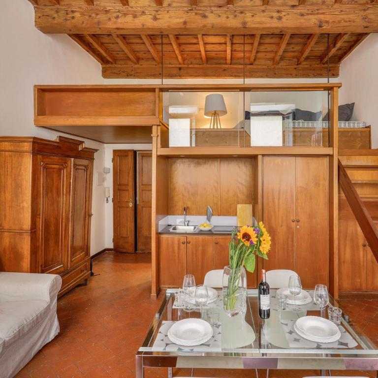 Via Maggio 10 Historic Apartments in Oltrarno - Appartamento Loft con 1 Camera da Letto - 12