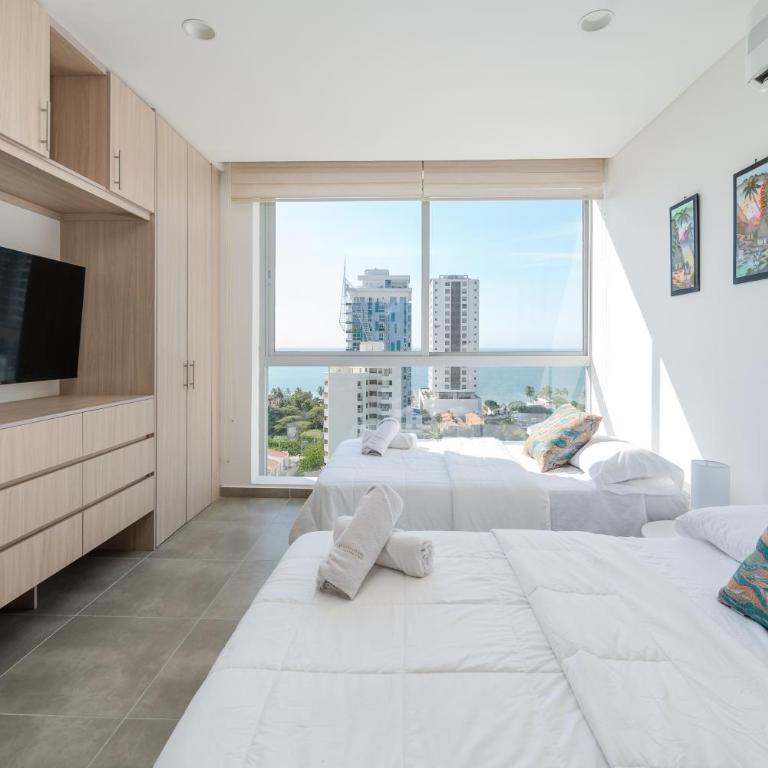Modern Apartments & Lofts - Salguero Suites, Santa Marta - Studio with Sea View - 9