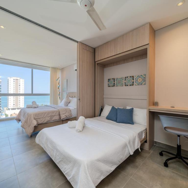 Modern Apartments & Lofts - Salguero Suites, Santa Marta - Studio with Sea View - 12