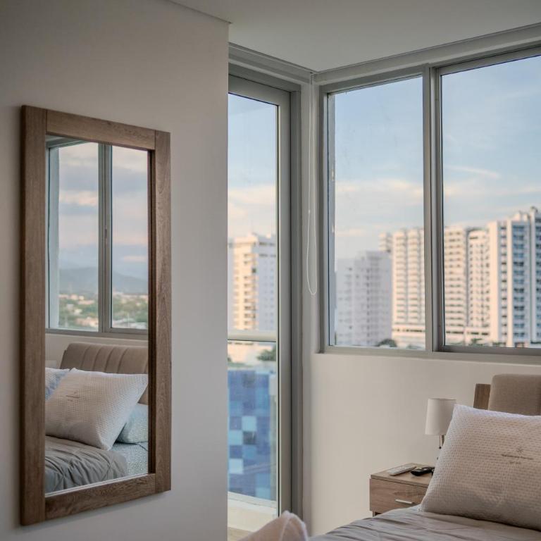 Modern Apartments & Lofts - Salguero Suites, Santa Marta - Two-Bedroom Apartment with Balcony and Sea View - 28