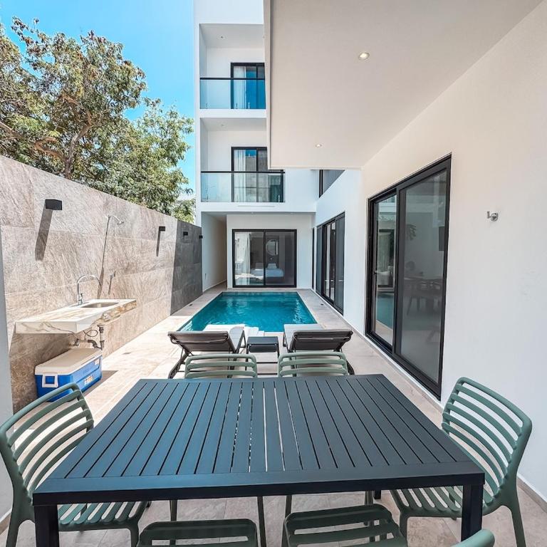 Casa Nueva con Alberca y Rooftop con Vista al Mar - Maison 1 Chambre - 57