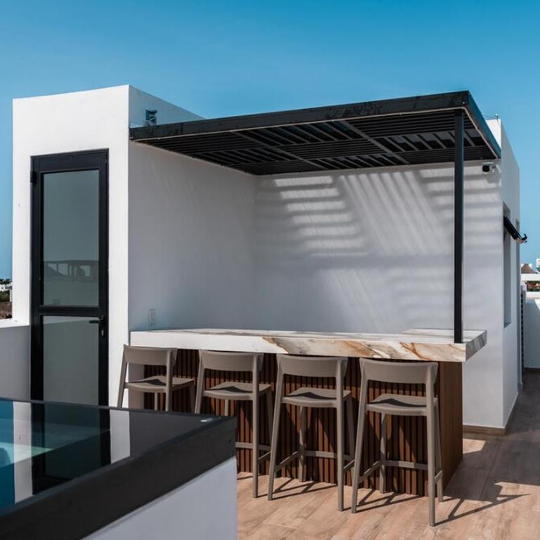 Casa Nueva con Alberca y Rooftop con Vista al Mar - Maison 1 Chambre - 68