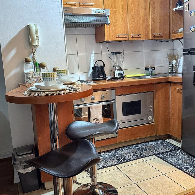 Apartamento con terraza cerca de las líneas de metro 2 y 3 y 5 ideal para turismo o trabajo - One-Bedroom Apartment - 19