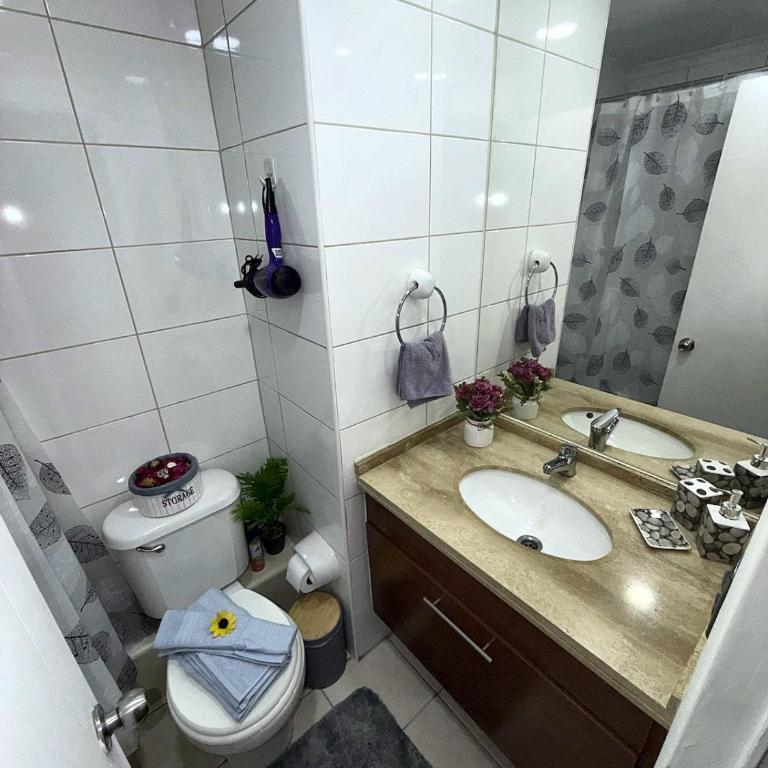 Apartment with AC Terrace Metro Lines 2 y 3 y 5 Tourism Work - One-Bedroom Apartment - 3