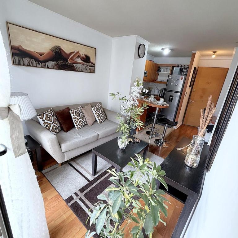 Apartment with AC Terrace Metro Lines 2 y 3 y 5 Tourism Work - One-Bedroom Apartment - 13