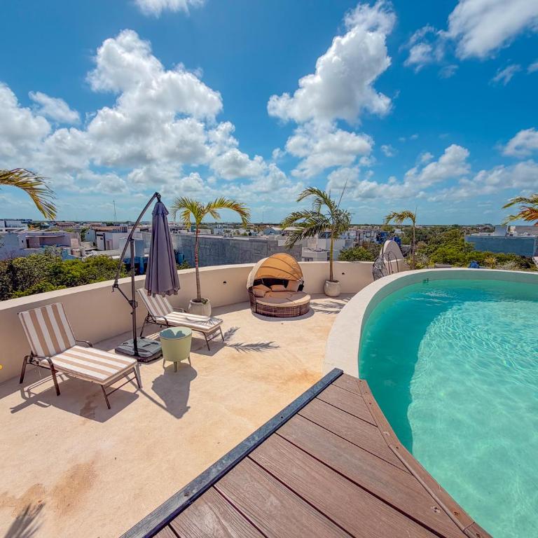 Tson Tulum Departamentos - Apartment mit 2 Schlafzimmern - 21