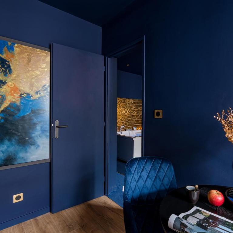 Suite Balneothérapie Hammam Bleue et Or - Appartamento con 1 Camera da Letto - 16