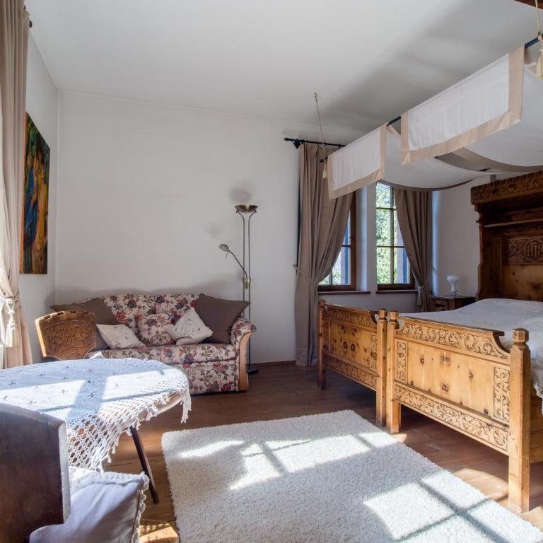 Schloss-Castel Pienzenau - Guestrooms & Apartments - B&B-Hotel & Restaurant - Camera Matrimoniale con Terrazza - 6