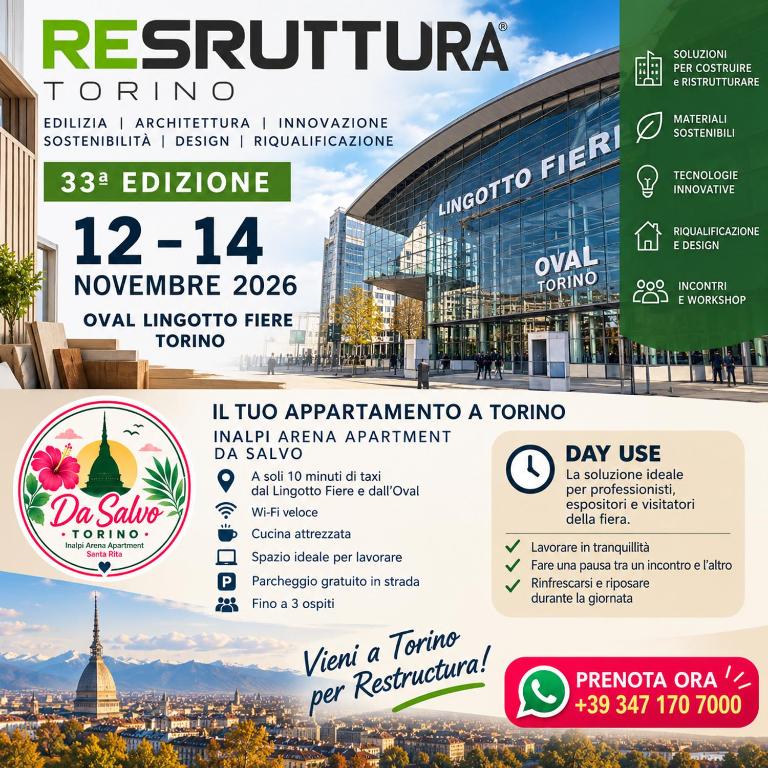 Inalpi Arena Apartment Da Salvo, Santa Rita, Torino - Apartment mit 1 Schlafzimmer - 28