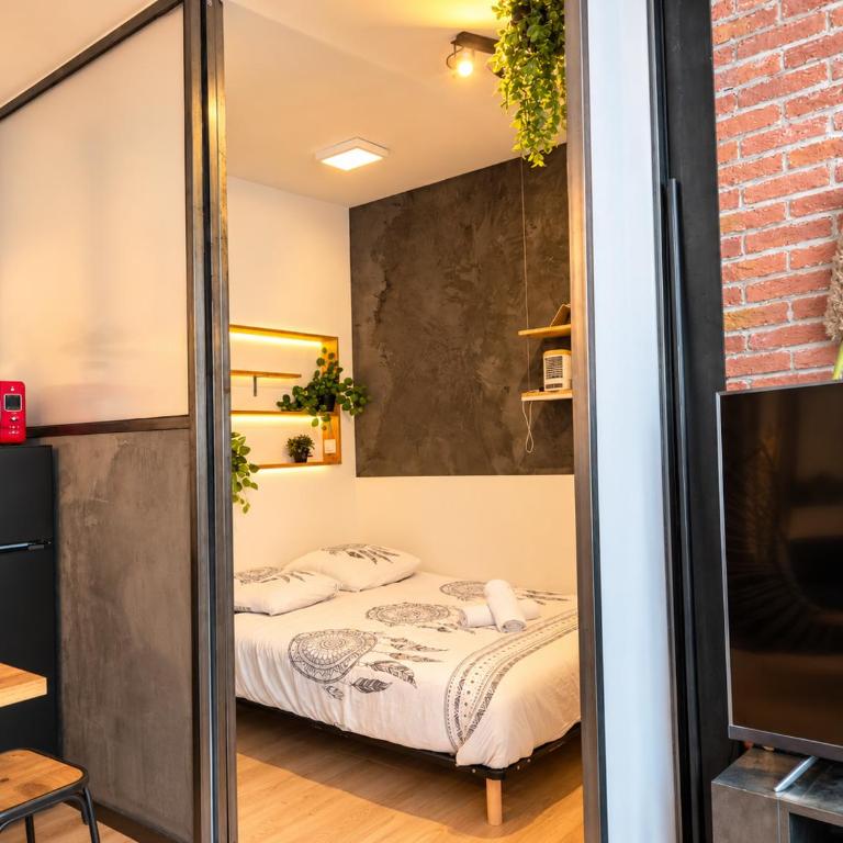 Le Petit Loft Centre Historique Rouen Gare CHU - Linge & Ménage Inclus - Appartamento con 1 Camera da Letto - 8