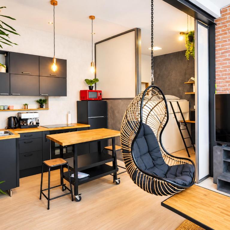 Le Petit Loft Centre Historique Rouen Gare CHU - Linge & Ménage Inclus - Appartamento con 1 Camera da Letto - 9