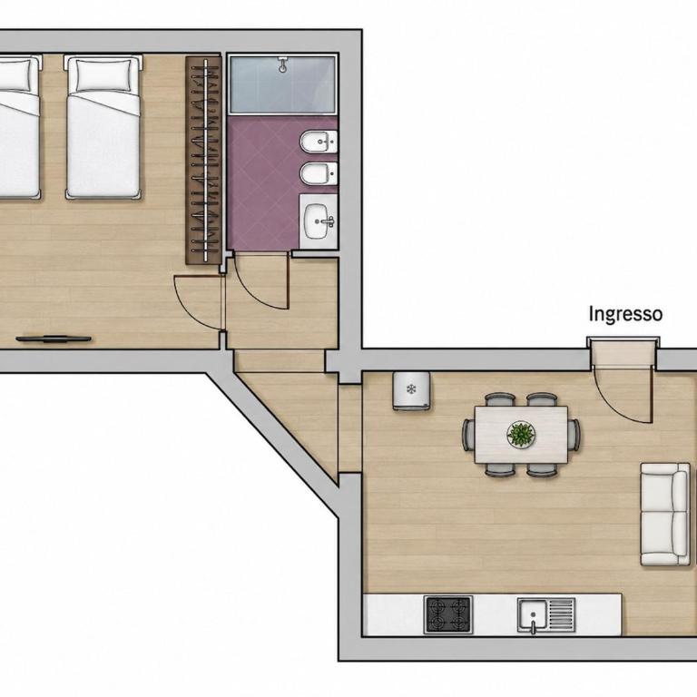 Casa Andreoli - Bovisa - Appartamento con 1 Camera da Letto - 4