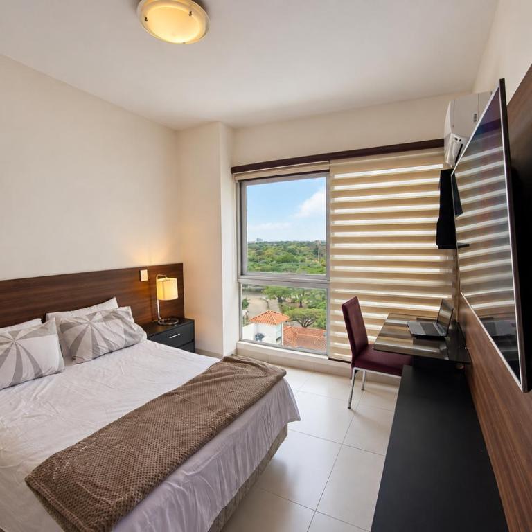 Cómodo apartamento, céntrico y con vista urbana - One-Bedroom Apartment - 19