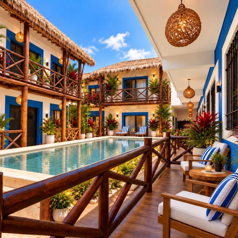 Hotel Holbox Centro Suites - Vierbettzimmer - 3