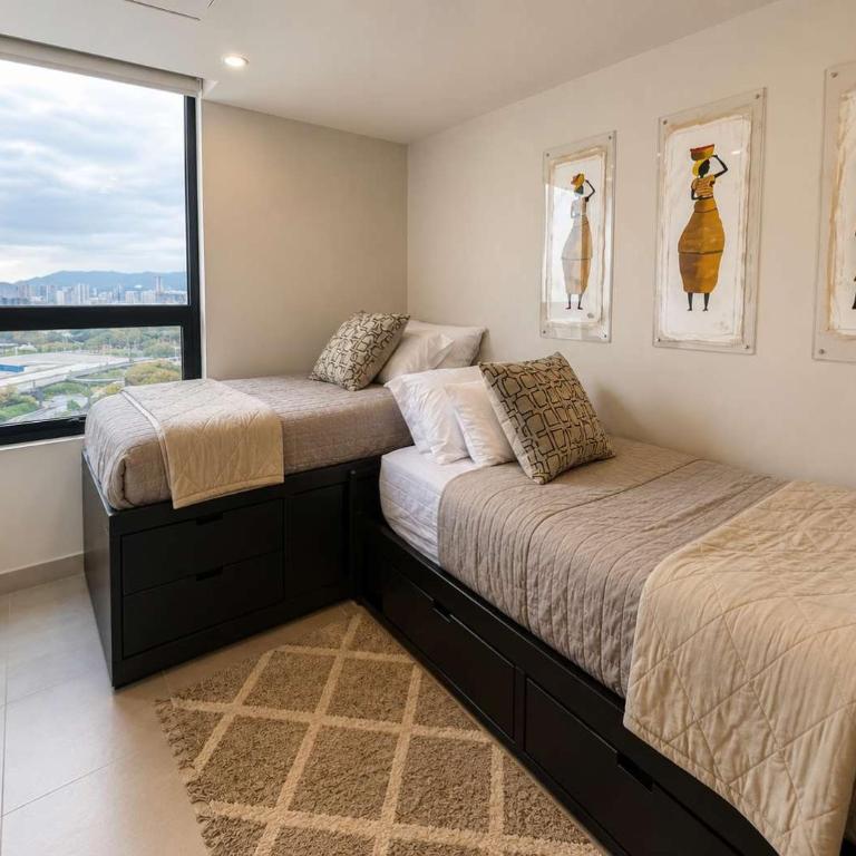 Parkfront Luxury Apt w Terrace BBQ & Gym - Apartamento - 5