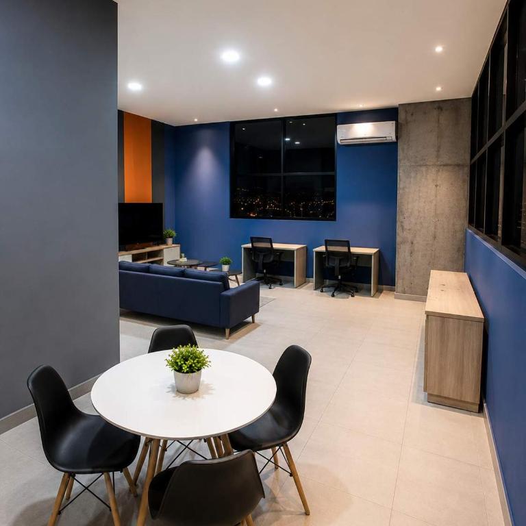 Parkfront Luxury Apt w Terrace BBQ & Gym - Apartamento - 52
