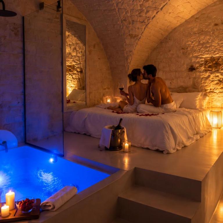 Amantía suite romantica con Jacuzzi privata - Monolocale Matrimoniale Deluxe - 34