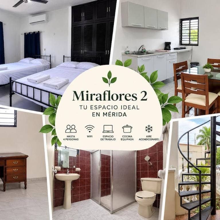 Miraflores 2 Confort y privacidad en Mérida - One-Bedroom Apartment - 9
