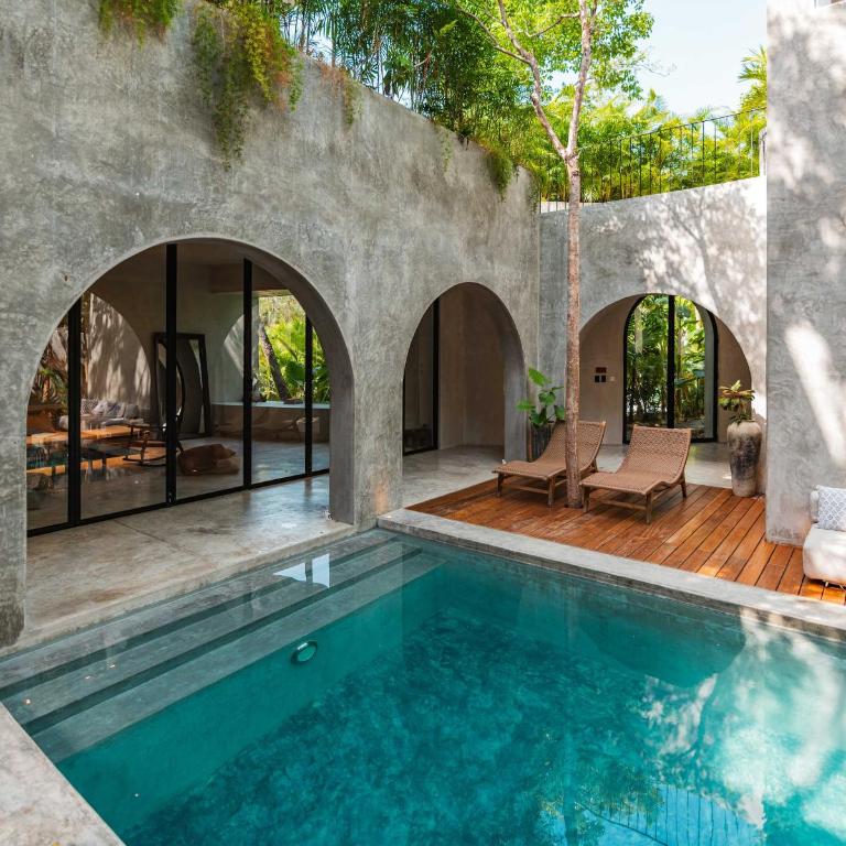 Villa Shalva & Aviv 10BR villa duo 3 pools Aldea Zama - Villa - 12