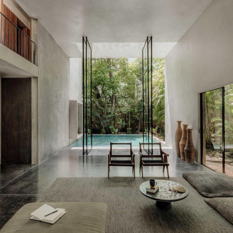 Villa Shalva & Aviv 10BR villa duo 3 pools Aldea Zama - Villa - 55