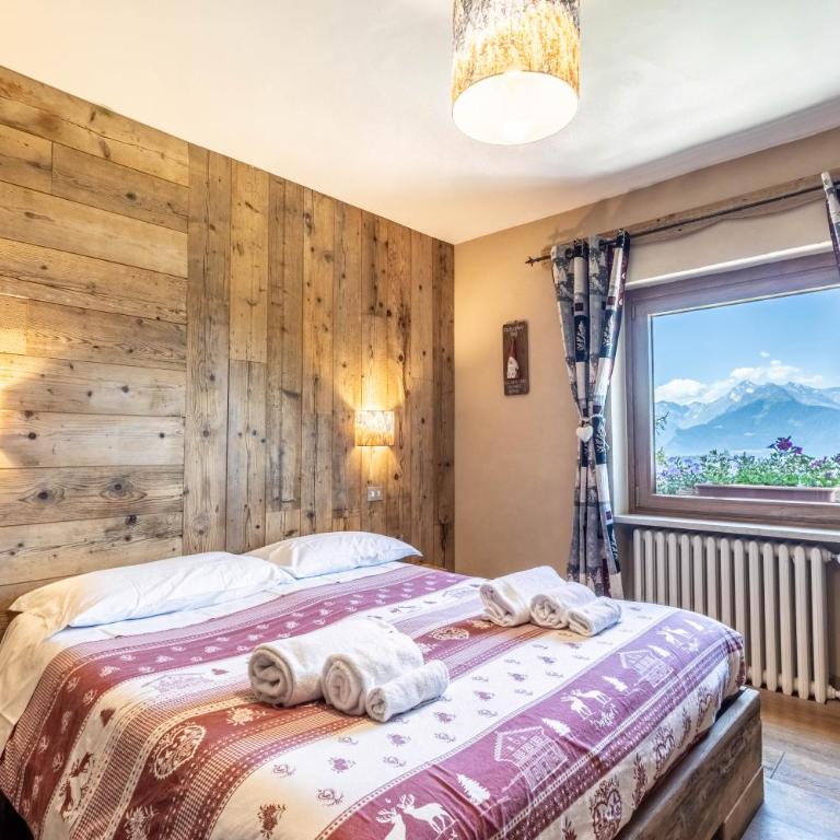 Hotel Saint-Barthélemy - Chalet with view - Chambre Double ou Lits Jumeaux - Vue sur Montagnes - 8