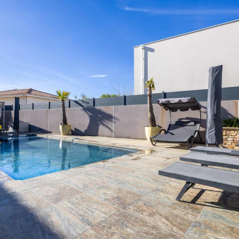 Villa Anja Agde Heated Pool & Jacuzzi Family Villa - Appartement - 57