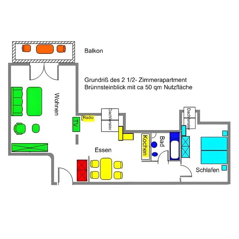 Ferienwohnung Brünnsteinblick - Apartamento Deluxe de 2 dormitorios con vistas al jardín - 4