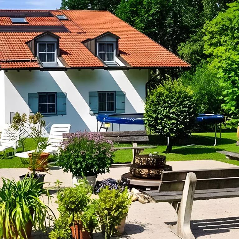 Ferienwohnung Brünnsteinblick - Apartamento Deluxe de 2 dormitorios con vistas al jardín - 10