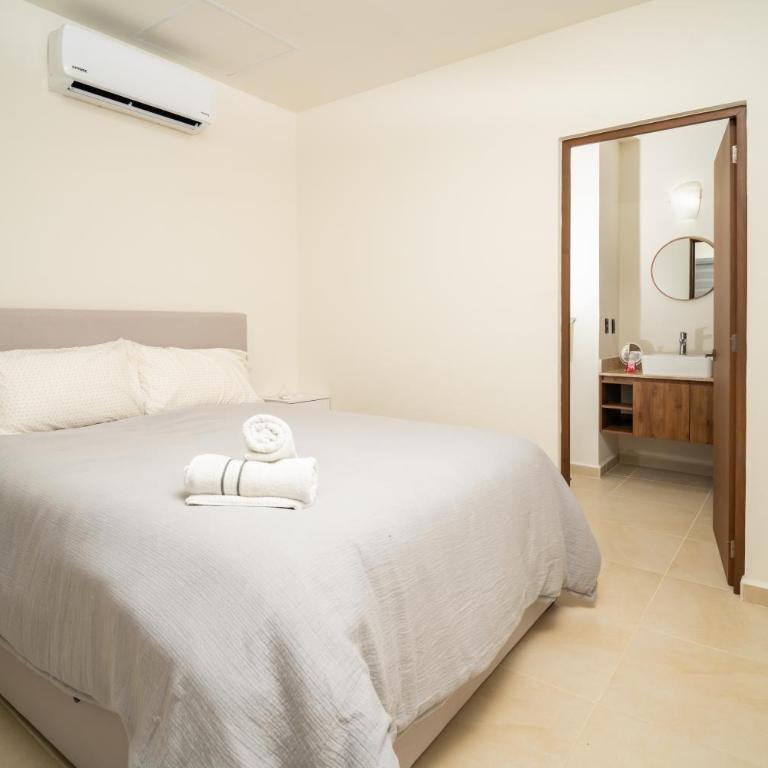 H living modernos con gym & albercas - Apartment mit Balkon - 1